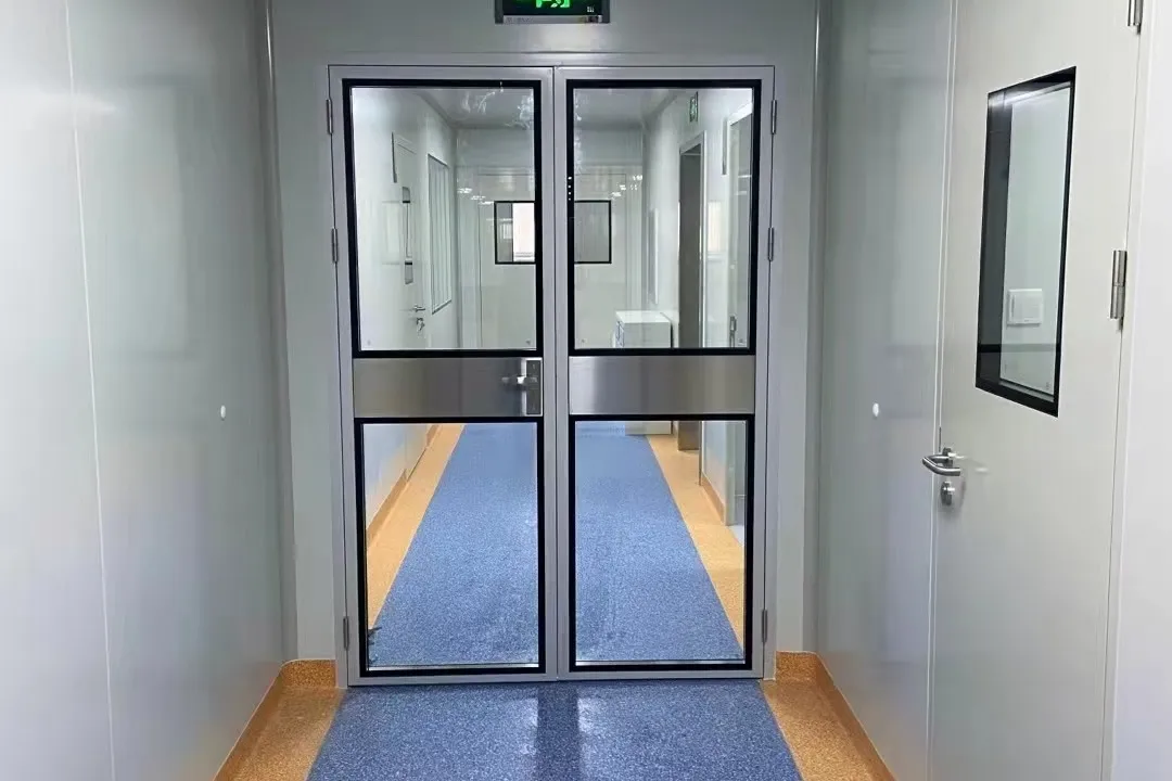 Production corridor in a diagnostics manufacturing facility